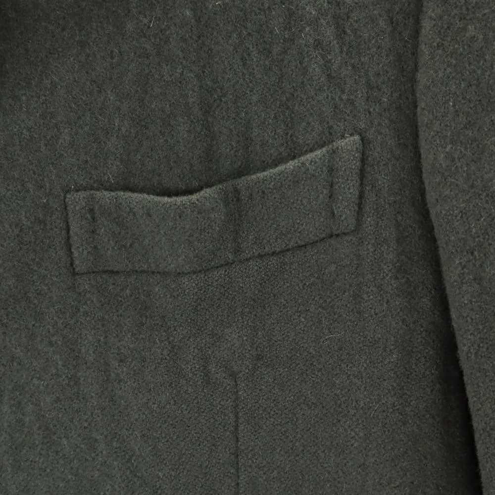 LANVIN ランバン 80s 90s ウールブレンド オールド テーラードジャケット S グレーカーキ 肩パッドあり メンズ