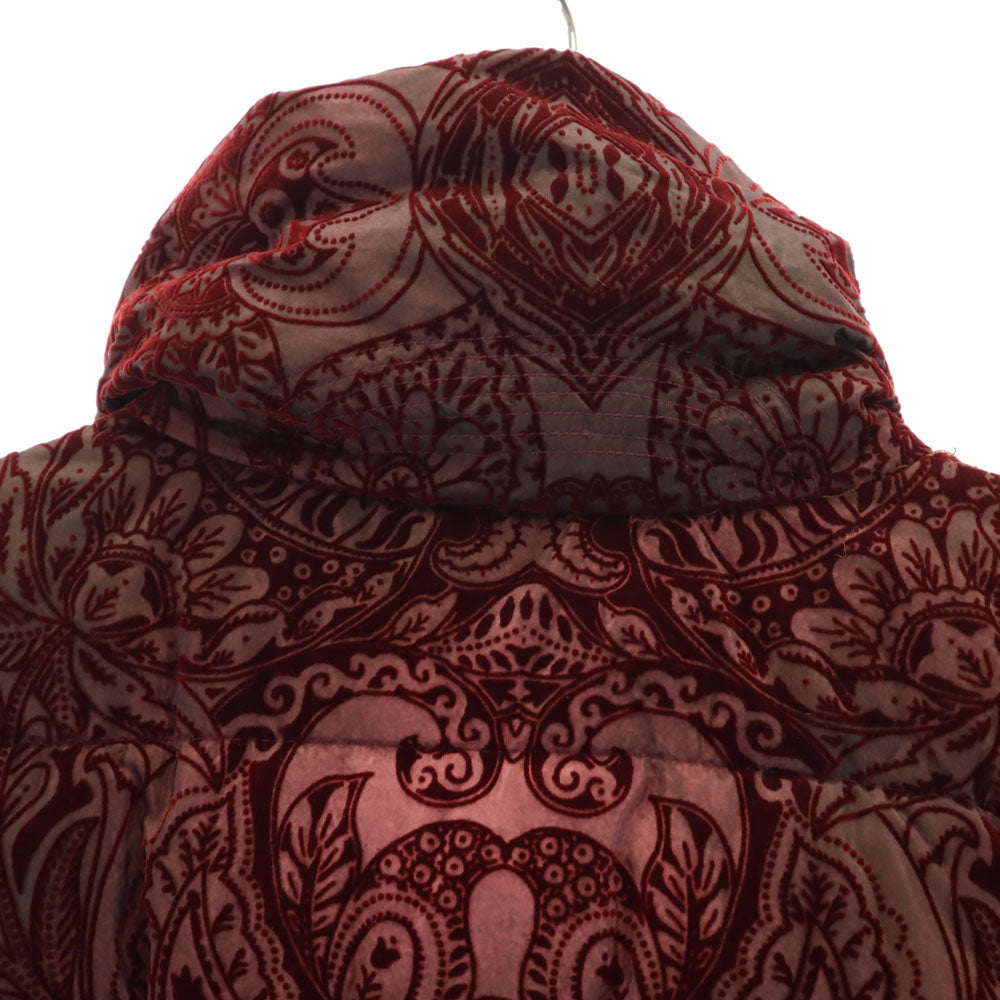 Desigual デシグアル ペイズリー柄 ジャケット 36 ボルドー 2WAY 中綿ベスト レディース