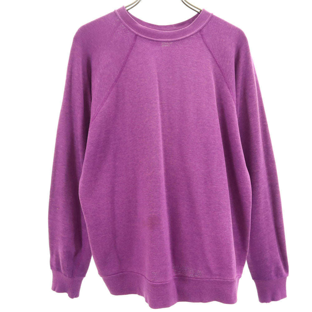 VINTAGE ヴィンテージ 70s 80s USA製 長袖 スウェット トレーナー M パープル メンズ