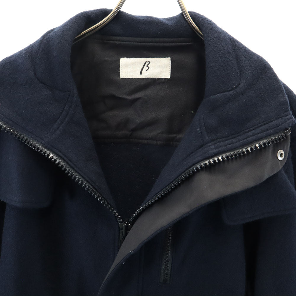 β ベータ 日本製 ウールジャケット 9 ネイビー レディース