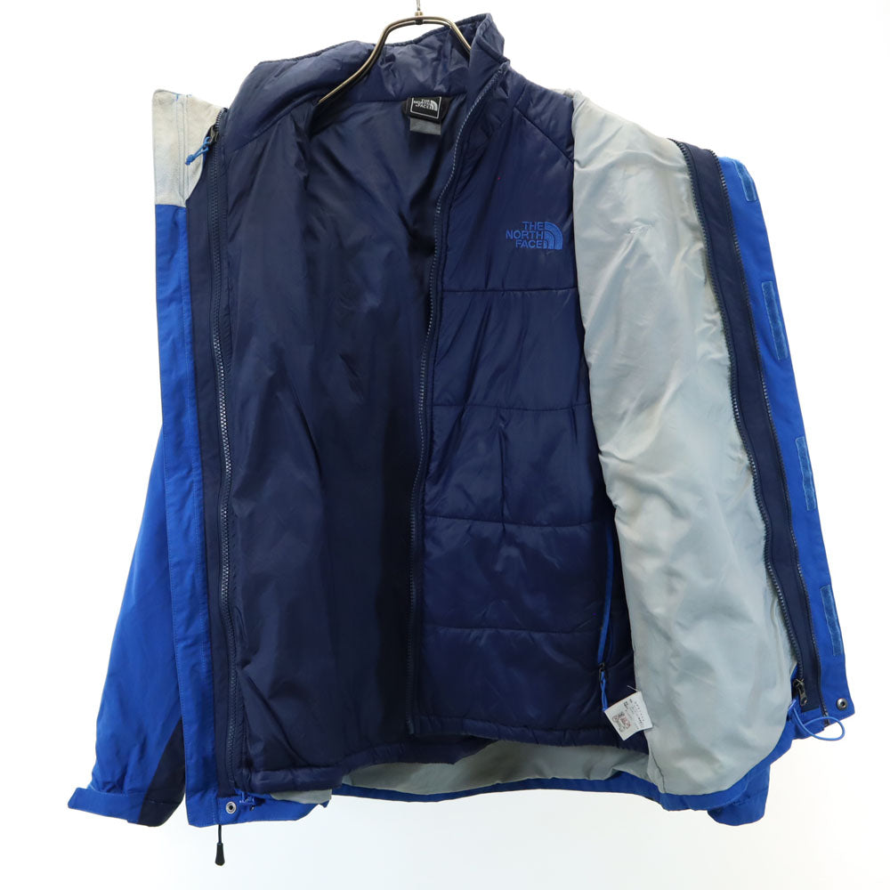 THE NORTH FACE ノースフェイス NP51429 アウトドア 中綿ジャケット S ブルー ライナー付き メンズ