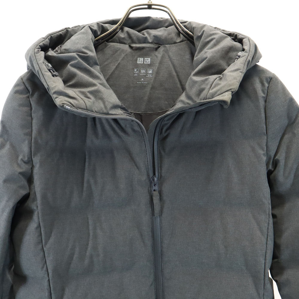 UNIQLO ユニクロ シームレス ダウンコート M グレー レディース