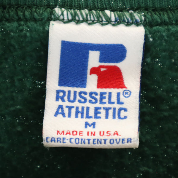 ラッセルアスレチック 90s USA製 オールド 長袖 スウェット トレーナー M グリーン RUSSELL ATHLETIC 裏起毛 メンズ