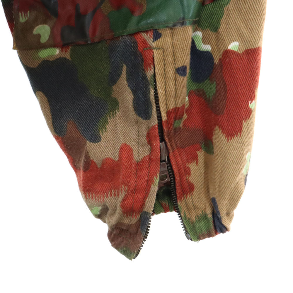 SWISS ARMY スイス軍 70s ヴィンテージ アルペンカモ M60 アルペンカモ ミリタリージャケット カーキ メンズ