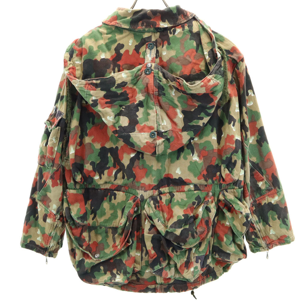 SWISS ARMY スイス軍 70s ヴィンテージ アルペンカモ M60 アルペンカモ ミリタリージャケット カーキ メンズ