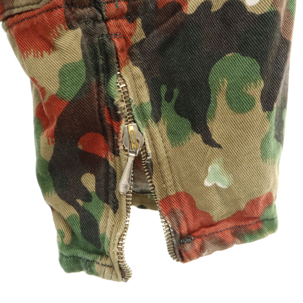 SWISS ARMY スイス軍 70s ヴィンテージ アルペンカモ M60 アルペンカモ ミリタリージャケット カーキ メンズ