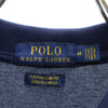 ポロラルフローレン 長袖 ポロシャツ M ネイビー系 POLO RALPH LAUREN 鹿の子 メンズ