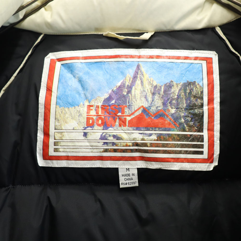 FIRSTDOWN ファーストダウン ダウンジャケット M アイボリー系 メンズ