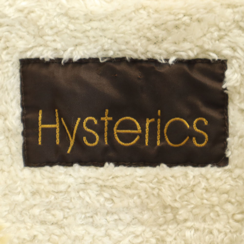 HYSTERICS ヒステリックス 日本製 デニムジャケット FREE アイスブルー 裏ボア レディース
