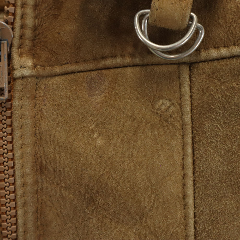 ムートンジャケット ブラウン レディース