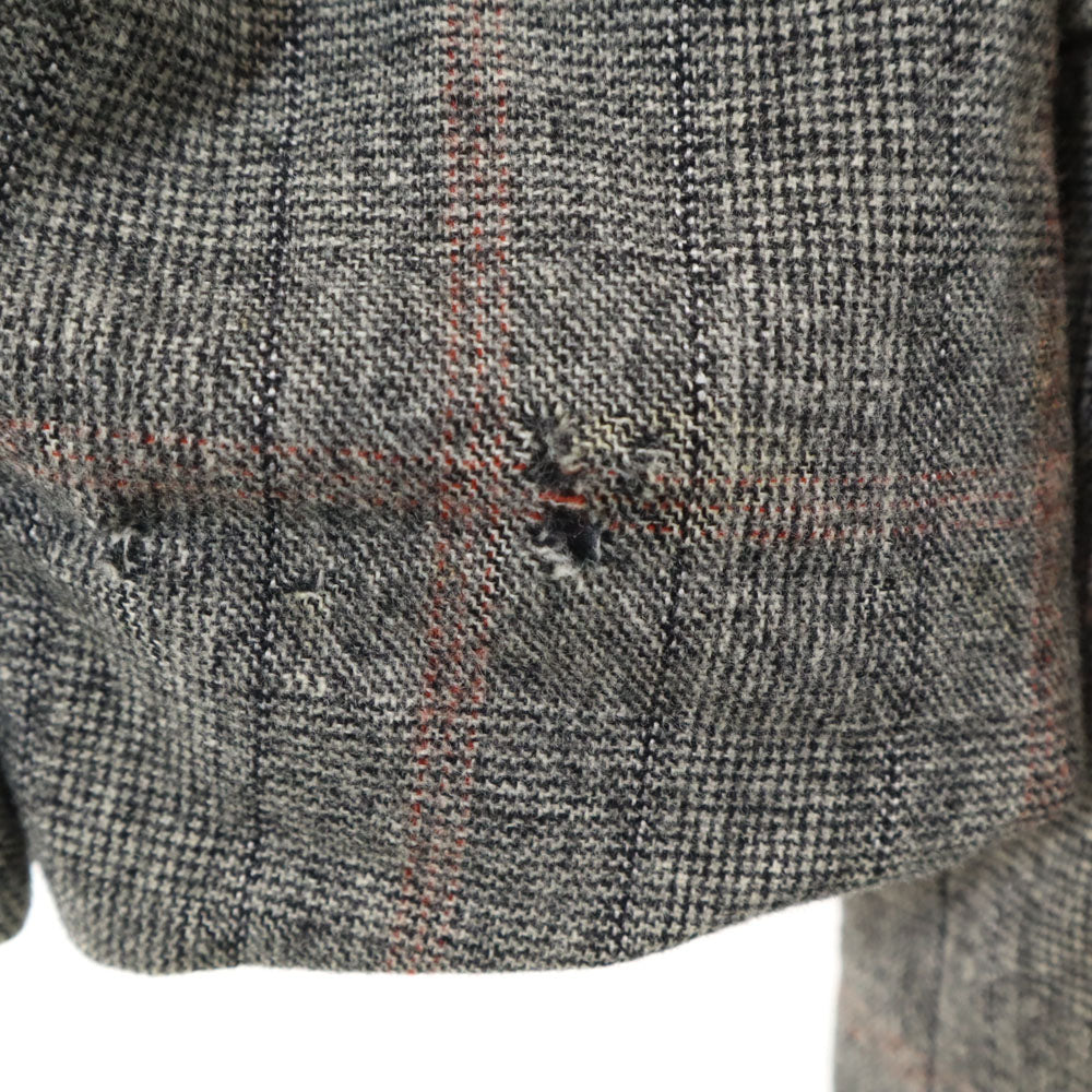 Burberrys バーバリーズ 90s オールド グレンチェック テーラードジャケット AB4 グレー ブレザー メンズ