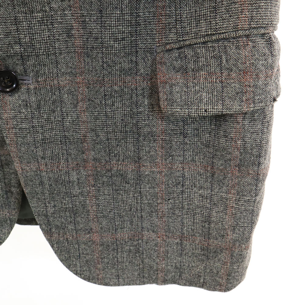 Burberrys バーバリーズ 90s オールド グレンチェック テーラードジャケット AB4 グレー ブレザー メンズ