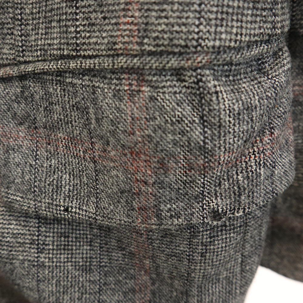 Burberrys バーバリーズ 90s オールド グレンチェック テーラードジャケット AB4 グレー ブレザー メンズ