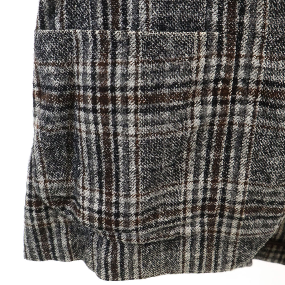 TAGLIATORE タリアトーレ イタリア製 チェック柄 テーラードジャケット 46 グレー ブレザー メンズ