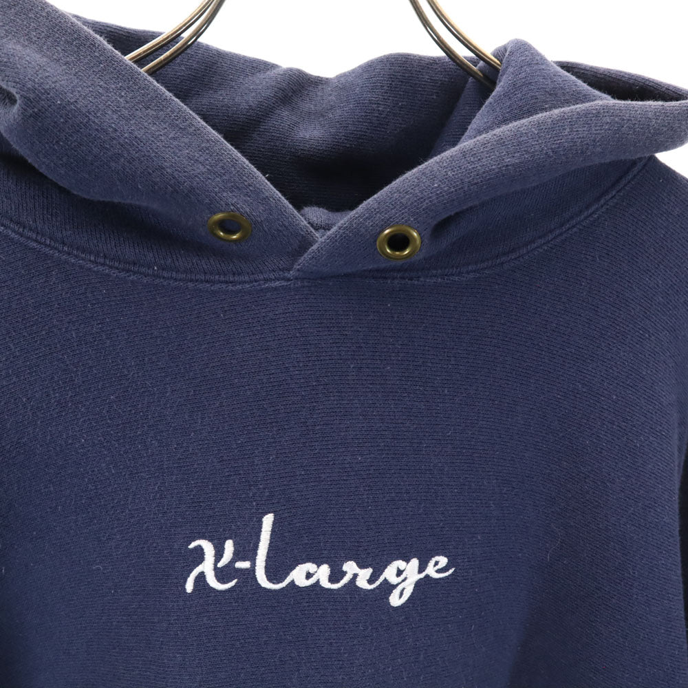 Champion チャンピオン エクストララージ コラボ 長袖 リバースウィーブ スウェットパーカー M ネイビー x XLARGE 裏起毛 メンズ