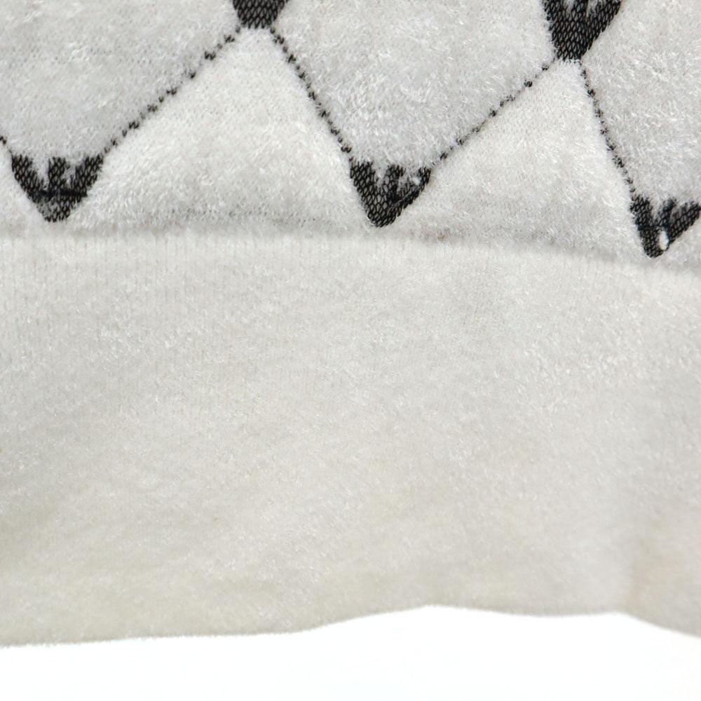 Emporio Armani エンポリオアルマーニ フリース ジャケット 38 ホワイト レディース