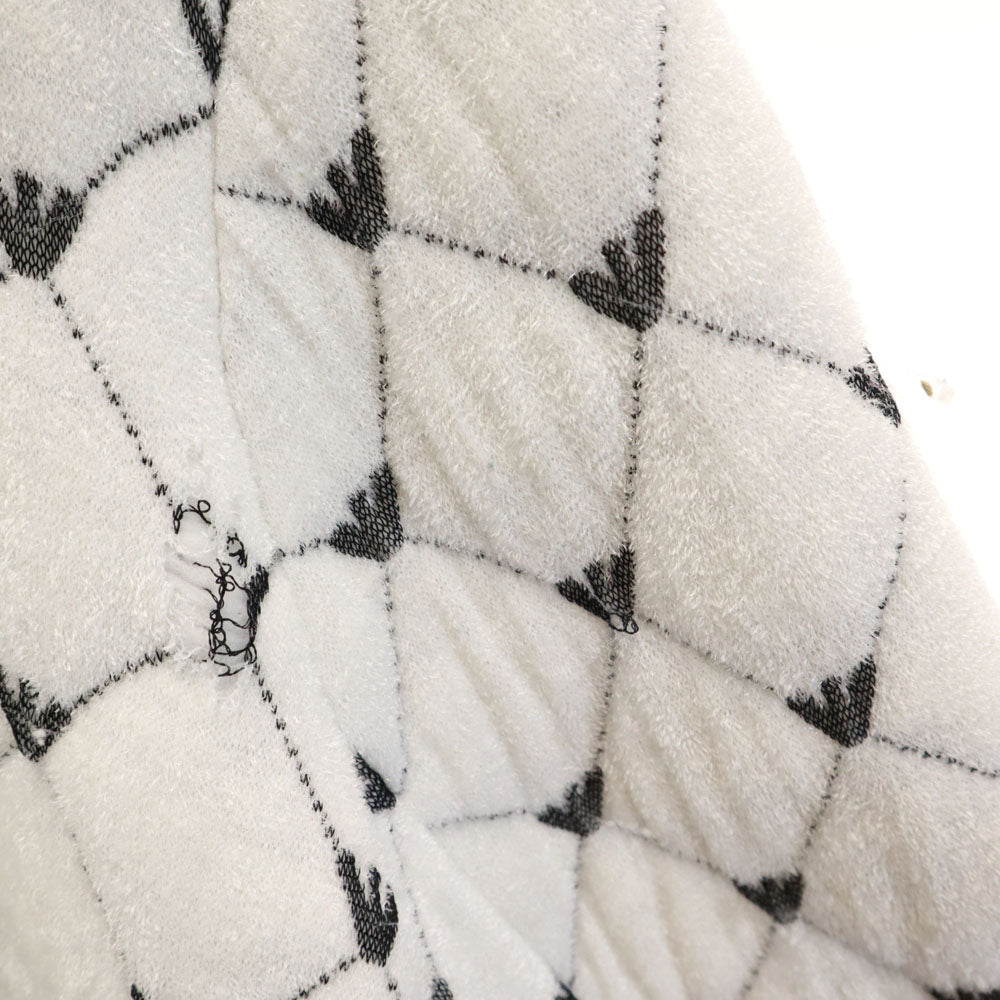 Emporio Armani エンポリオアルマーニ フリース ジャケット 38 ホワイト レディース