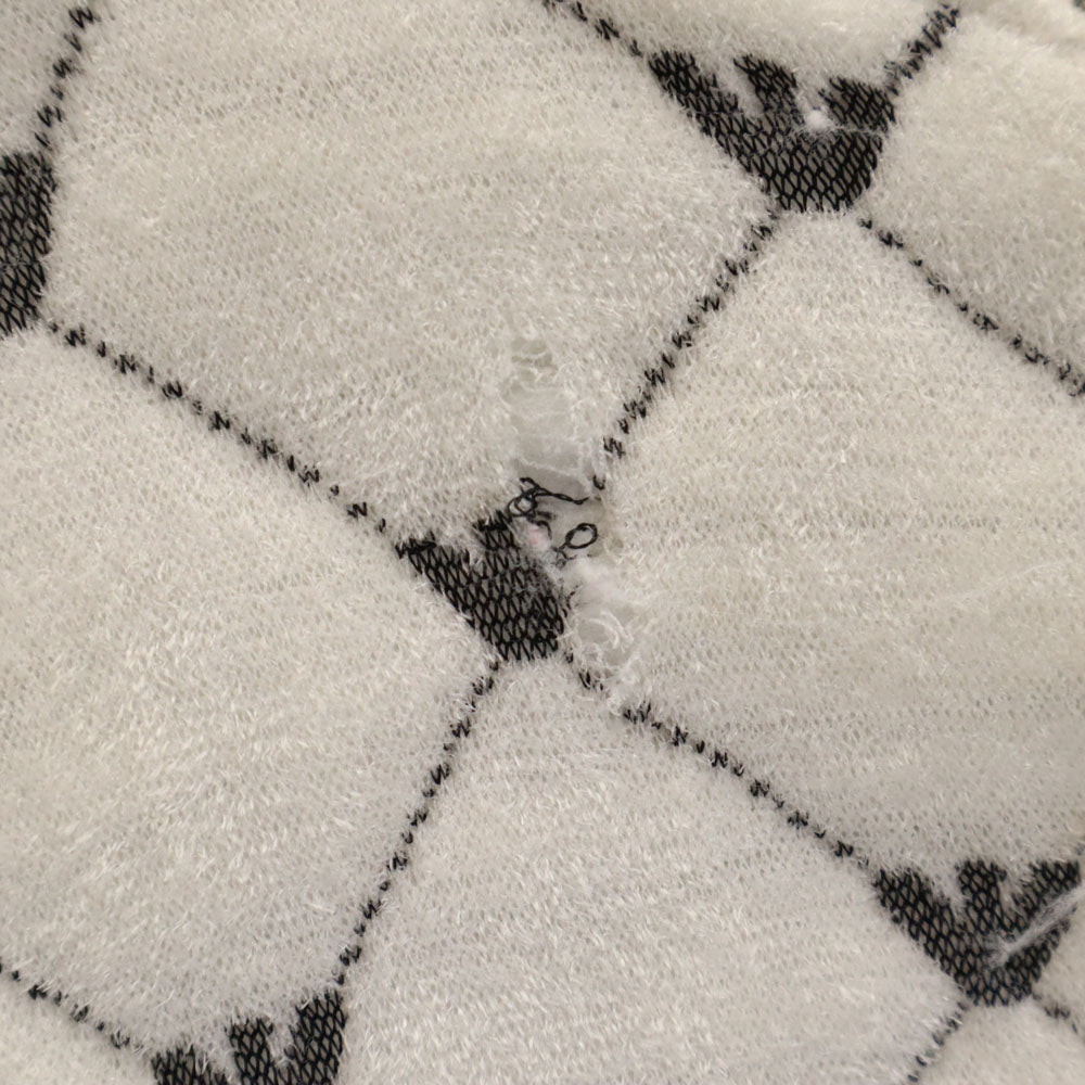 Emporio Armani エンポリオアルマーニ フリース ジャケット 38 ホワイト レディース