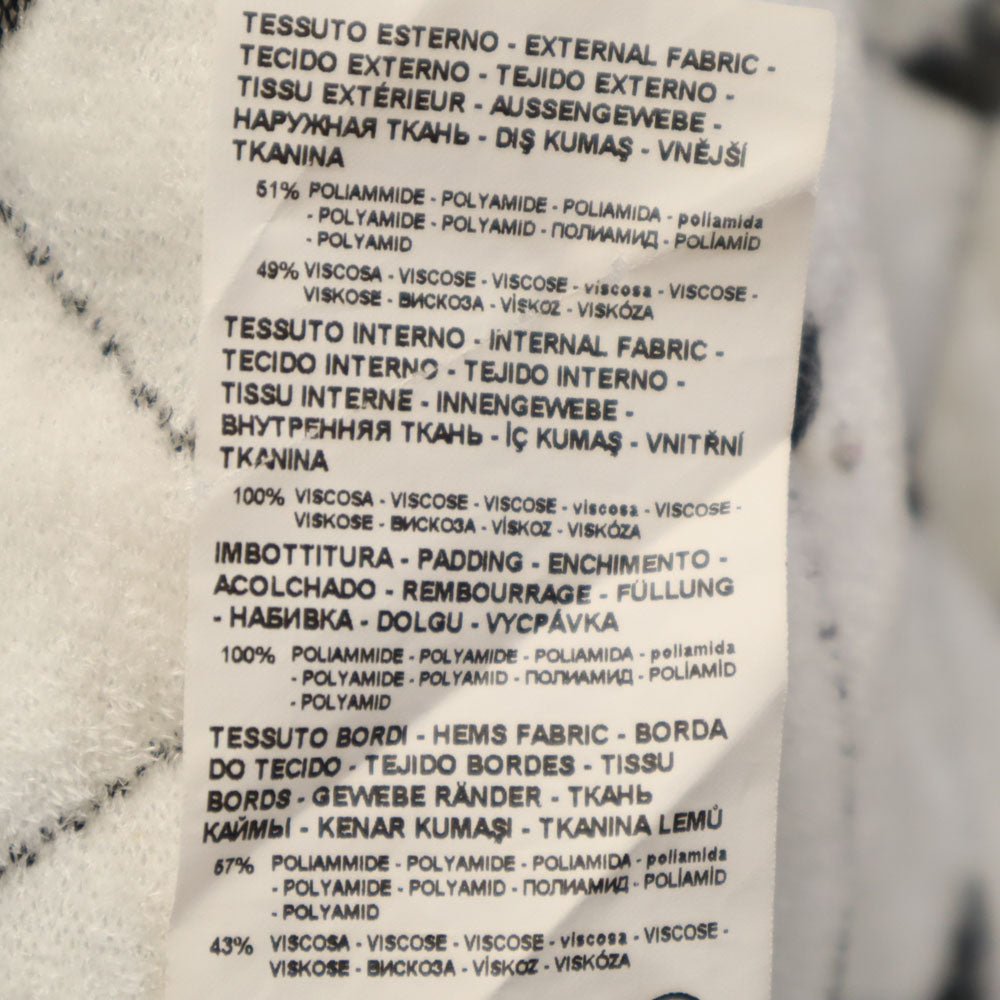 Emporio Armani エンポリオアルマーニ フリース ジャケット 38 ホワイト レディース