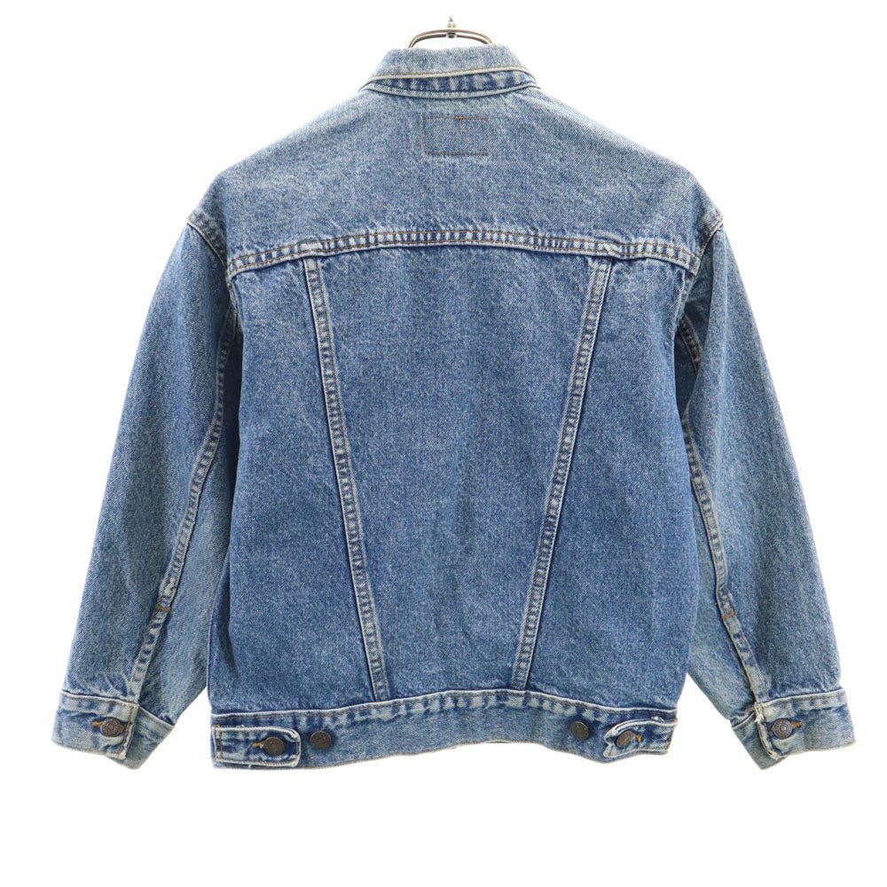 Levi's リーバイス 80s オールド USA製 57508-0218 4th デニムジャケット M ブルー ハンドウォーマーポケット キッズ