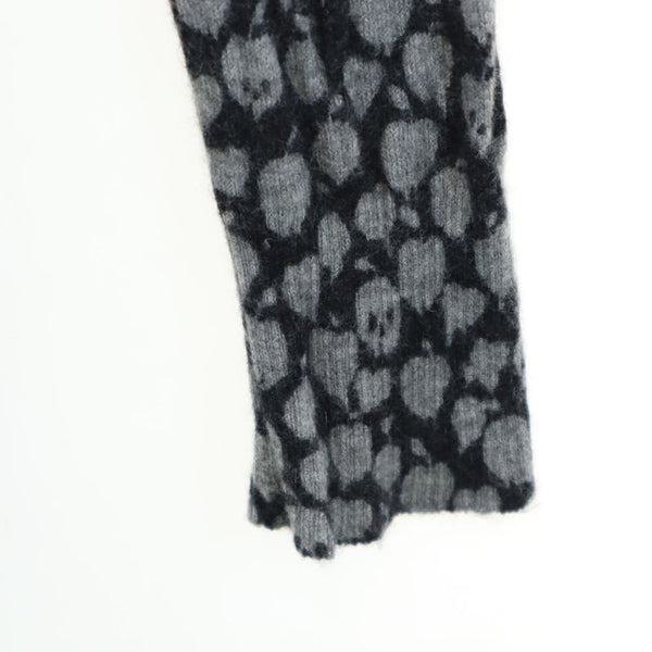 HYSTERIC GLAMOUR スカル柄フルジップニットサイズフリー HYSTERIC GLAMOUR スカル柄フルジップニットサイズフリー