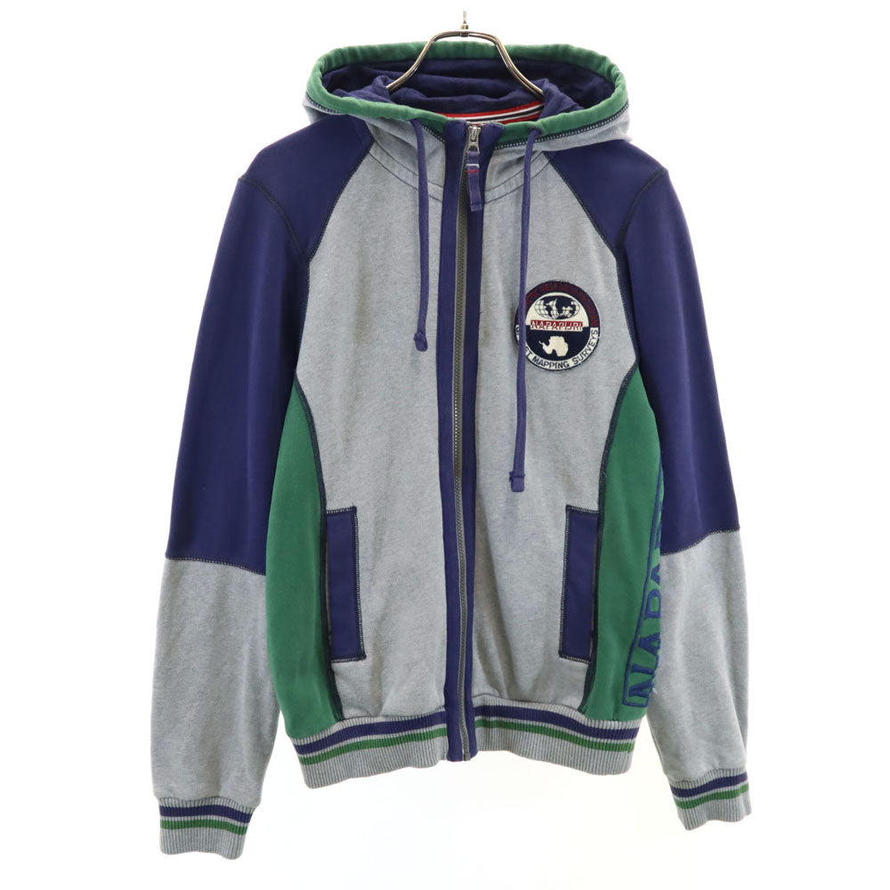 NAPAPIJRI ナパピリ 長袖 スウェット ジップパーカー S グレー 他 メンズ