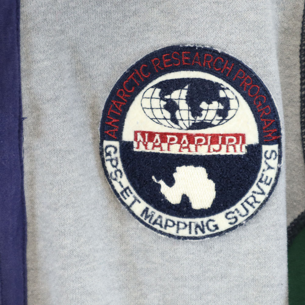 NAPAPIJRI ナパピリ 長袖 スウェット ジップパーカー S グレー 他 メンズ