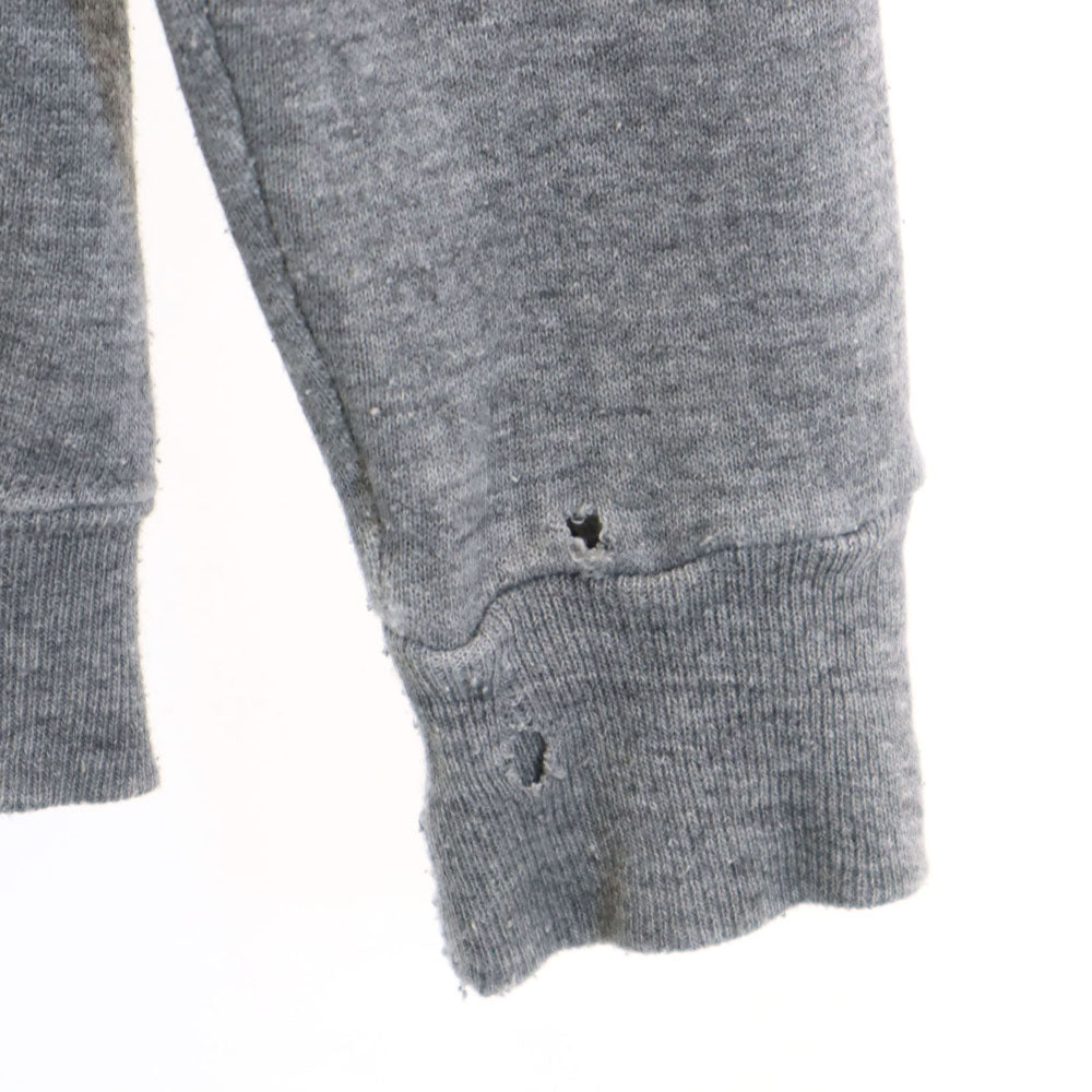 JERZEES ジャージーズ 80s USA製 ヴィンテージ 長袖 スウェットパーカー L 14-16 グレー キッズ