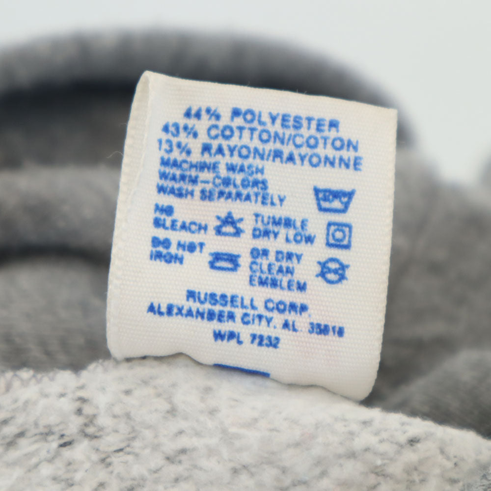 JERZEES ジャージーズ 80s USA製 ヴィンテージ 長袖 スウェットパーカー L 14-16 グレー キッズ