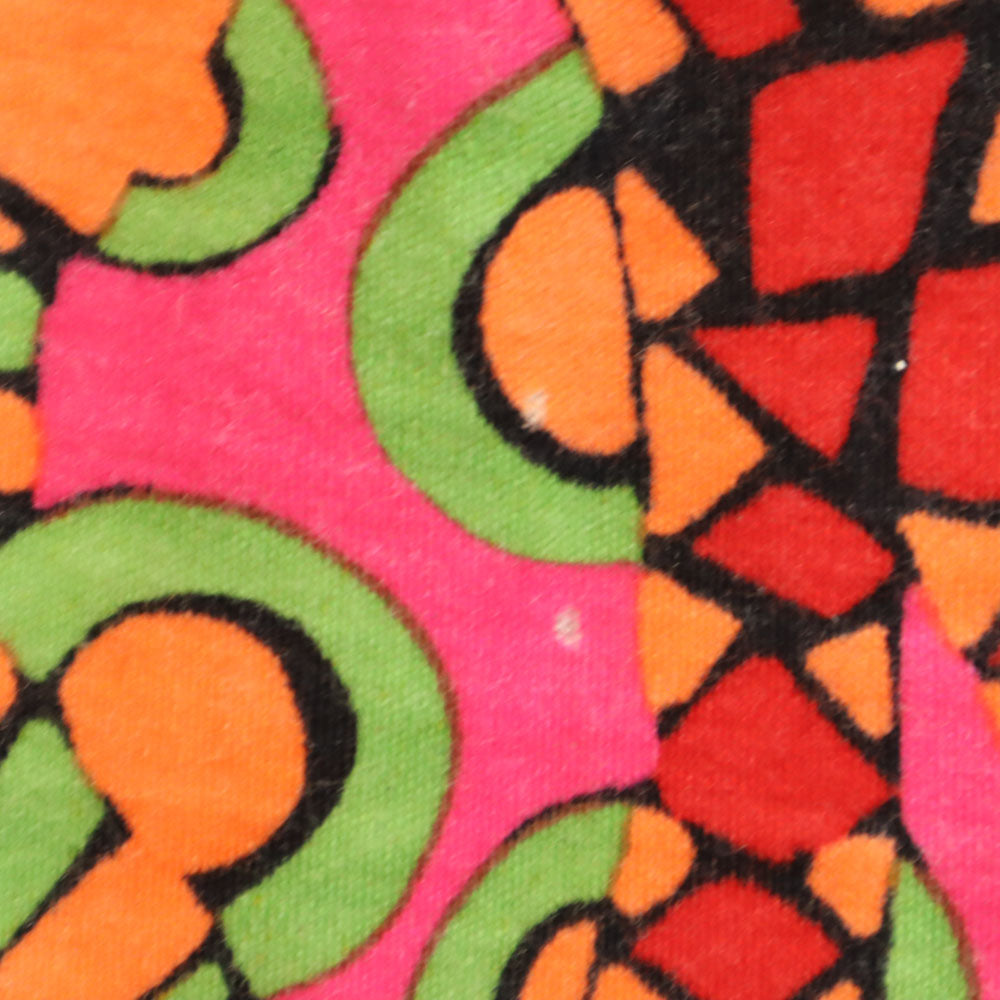 YVES SAINT LAURENT イヴサンローラン 90s オールド 総柄 長袖 カットソー M レッド 他 レディース