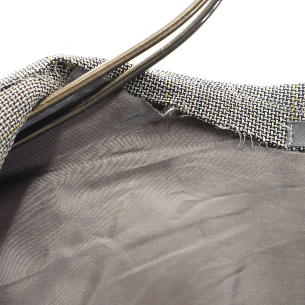 Burberrys バーバリーズ 90s ウールブレンド 日本製 三陽商会 オールド チェック 長袖 テーラードジャケット 94-84-165 グレー系 サイドベンツ メンズ