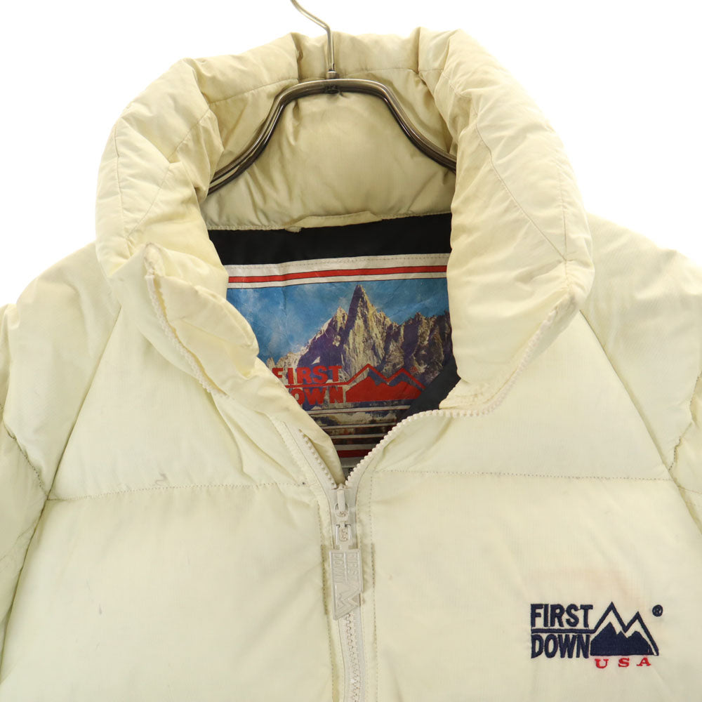 FIRSTDOWN ファーストダウン オールド ダウンジャケット S ホワイト メンズ
