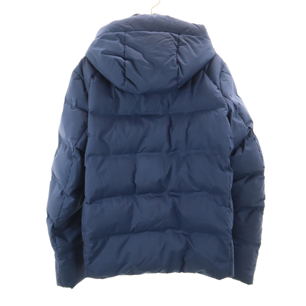 UNIQLO ユニクロ シームレス ダウンジャケット S ネイビー フーディー メンズ