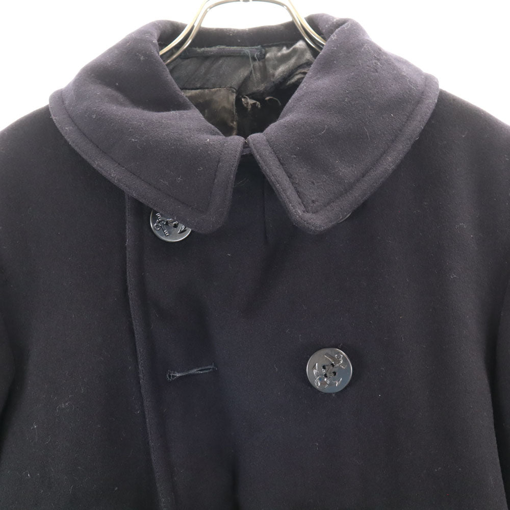 US NAVY アメリカ海軍 40s 10ボタン ヴィンテージ NAVAL CLOTHING FACTORY メルトン ピーコート 38 ブラック系 メンズ
