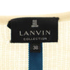 ランバン ウールブレンド 長袖 ニット チュニック 38 ホワイト系 LANVIN レディース