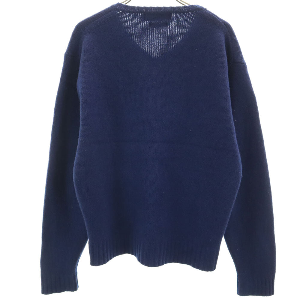 Polo by Ralph Lauren ポロバイラルフローレン 長袖 Vネック セーター S ネイビー ニット メンズ