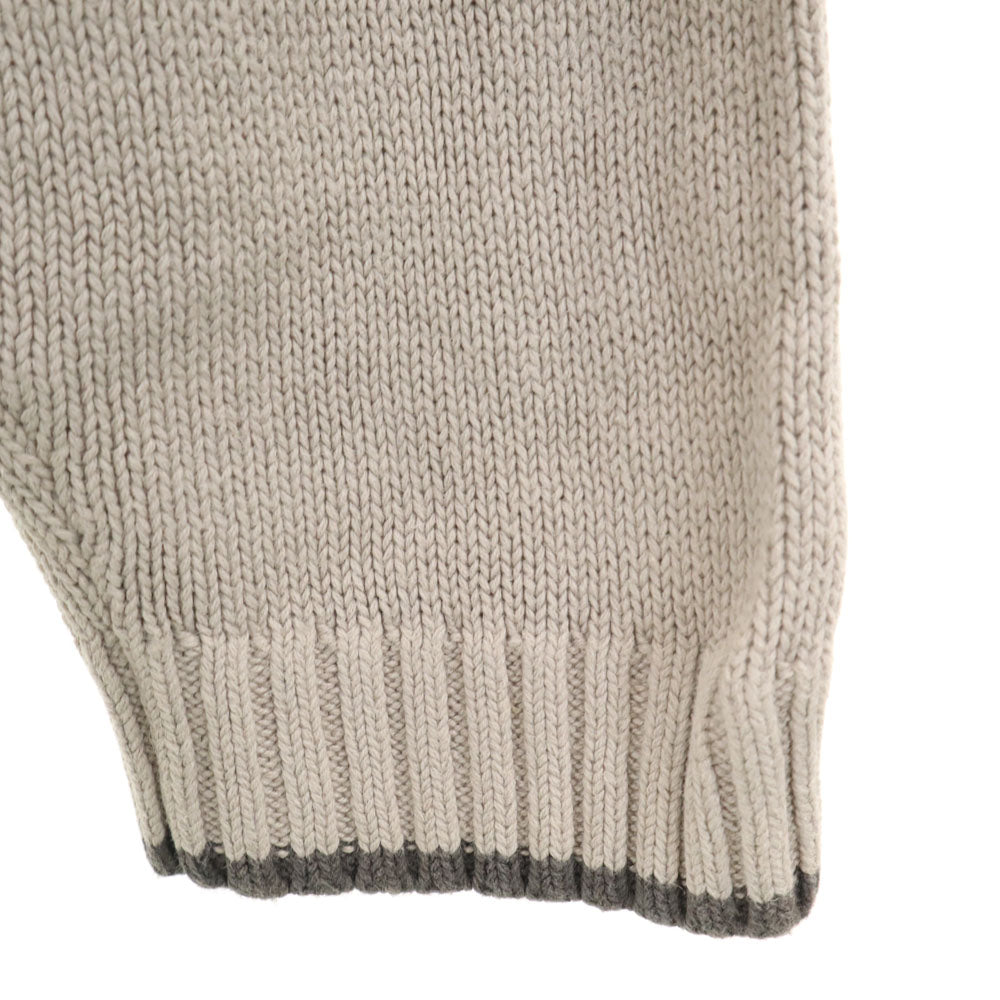 TOMMY HILFIGER トミーヒルフィガー 90s リネンブレンド フラッグタグ オールド 長袖 セーター XL グレー系 コットンニット メンズ