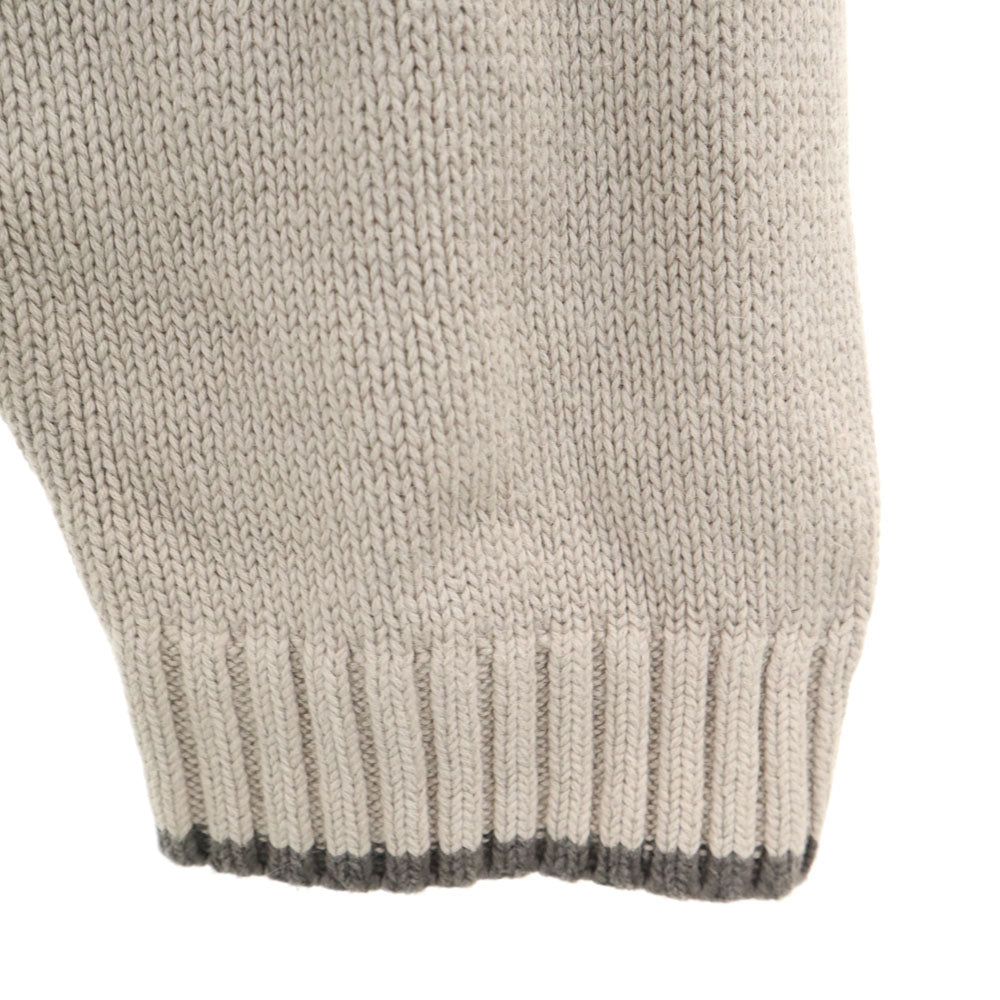 TOMMY HILFIGER トミーヒルフィガー 90s リネンブレンド フラッグタグ オールド 長袖 セーター XL グレー系 コットンニット メンズ