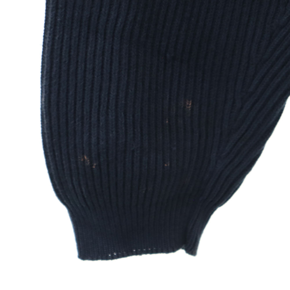 TOMMY HILFIGER トミーヒルフィガー 90s オールド フラッグタグ 長袖 コットン セーター XL ネイビー ニット メンズ