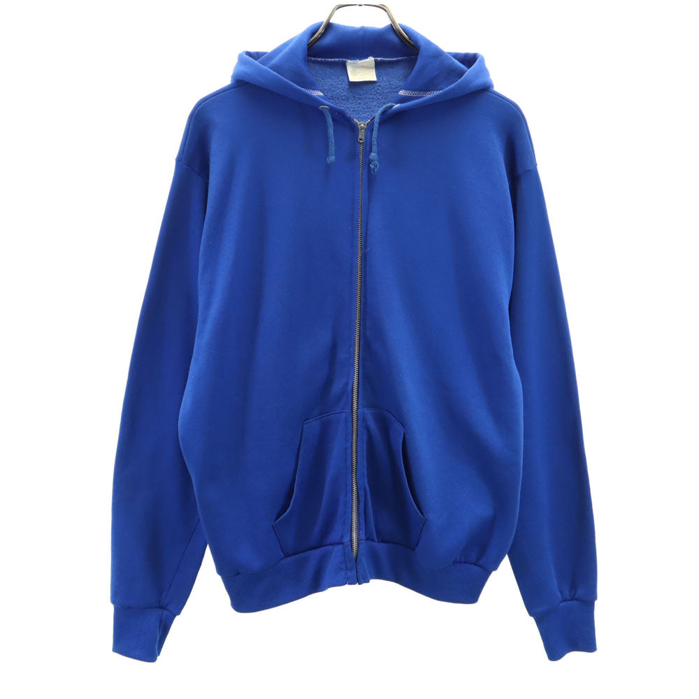 Sears シアーズ 70s キングスロード ヴィンテージ 長袖 ジップパーカー XL ブルー系 KINGS ROAD 裏起毛 メンズ