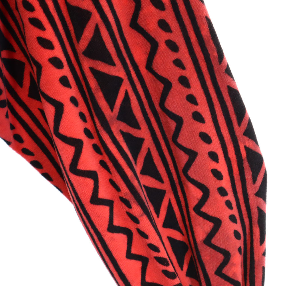 ultra sport ltd. 80s 90s USA製 オールド 総柄 ベロア ジャケット S 赤 メンズ