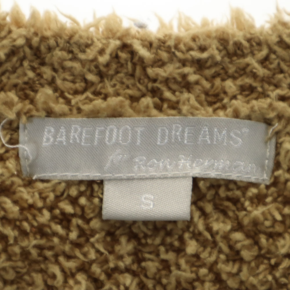 BAREFOOT DREAMS ベアフットドリームズ ロンハーマン 長袖 ふわモコ ニットカーディガン S キャメル Ron Herman レディース
