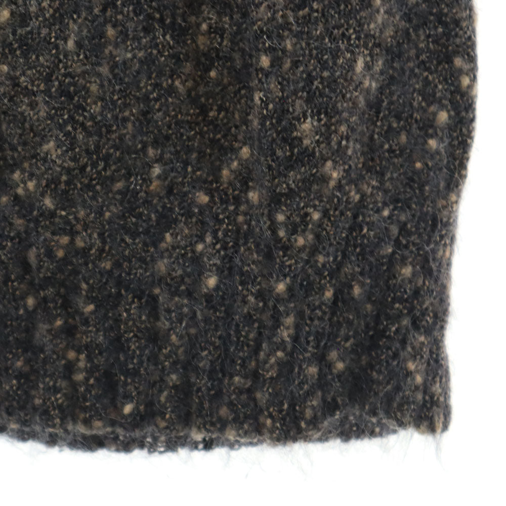 MAX MARA マックスマーラ イタリア製 ウールブレンド 総柄 長袖 セーター L ブラウン系 ニット レディース