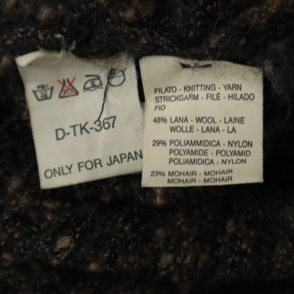 MAX MARA マックスマーラ イタリア製 ウールブレンド 総柄 長袖 セーター L ブラウン系 ニット レディース