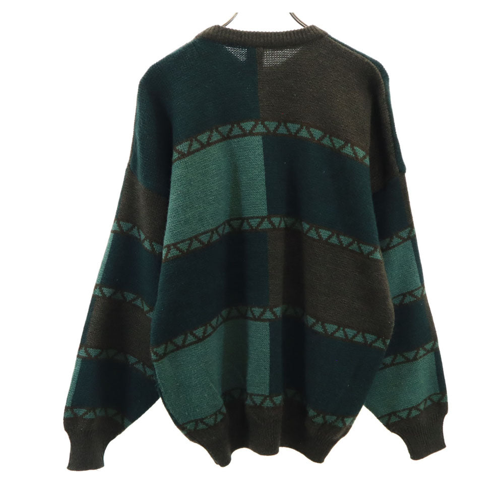 DOGAN 90s オールド 長袖 セーター グリーン系 ニット メンズ