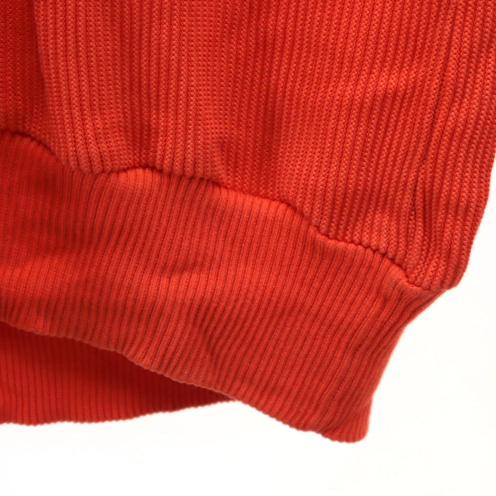 FILA フィラ 80s イタリア製 ヴィンテージ 長袖 Vネック ドッキング ニット I56 レッド系 メンズ