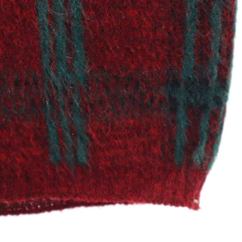 キングスウェイ 60s 70s ヴィンテージ モヘア 長袖 Vネック セーター レッド系 ニット メンズ