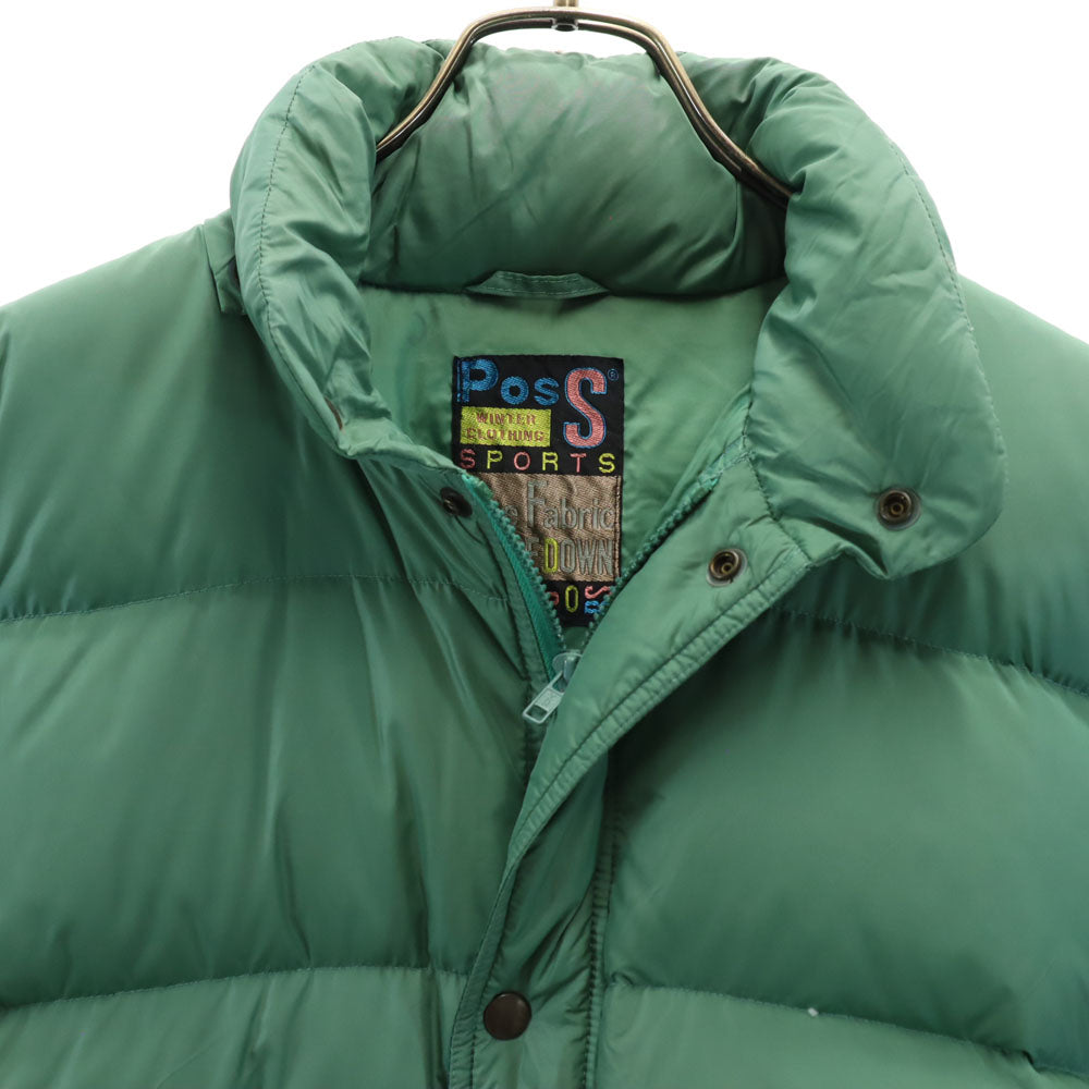 POSS SPORTS 90s オールド ダウンジャケット L グリーン系 レディース
