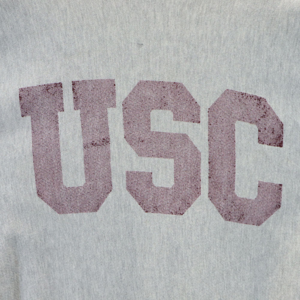 Champion チャンピオン 90s 刺繍タグ REVERSE WEAVE リバースウィーブ USA製 オールド カレッジ 長袖 スウェット トレーナー XL グレー系 裏起毛 メンズ