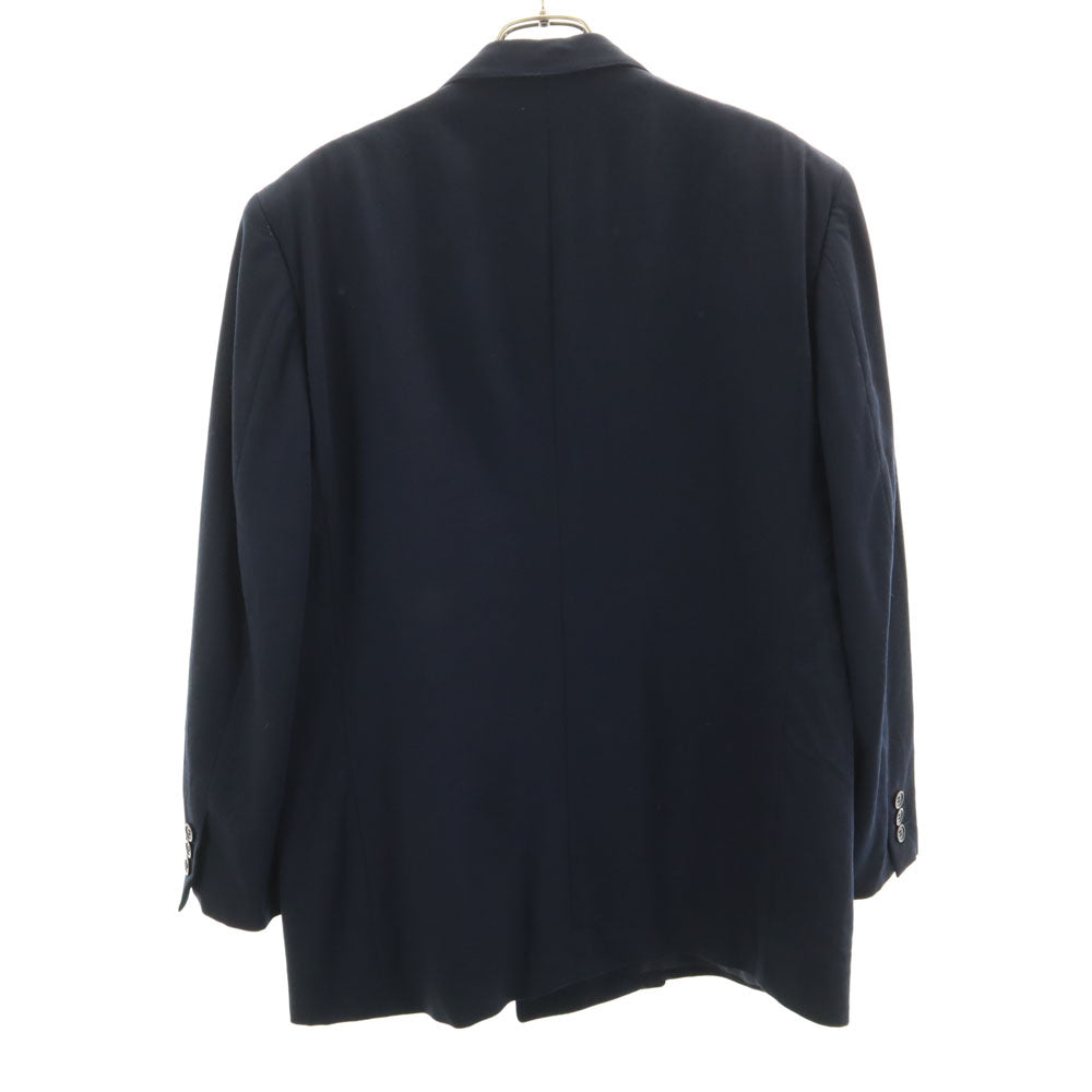 LANVIN ランバン 80s 90s オールド ダブル テーラードジャケット 48-45 ネイビー ブレザー メンズ